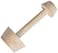 Doreen Egg Tart Mold Bottom Tamper Double Pastry Hammer Side Wooden Pusher Novelty Practical Kitchen Baking Molds Tool(GC939A)