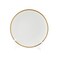 Porceletta Mocha Porcelain Rimmed Thin Flat Plate 20 cm