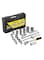 24-Pieces Socket Set Silver 0.5inch