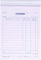 Generic Invoice Book, Blue