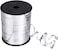 Party Time 1-Piece Metallic Silver Gift Ribbon, Curling Ribbon Shiny For Wedding Gift Wrap, Birthday, New Year Party Decoration, Gift Wrap (500 Yards)
