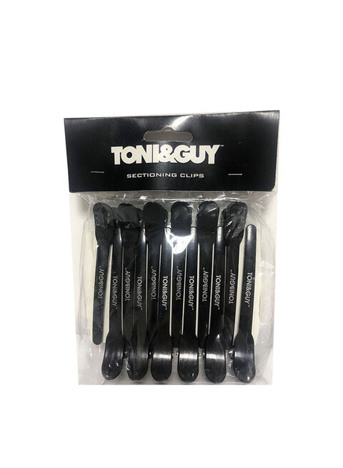 12 Piece Soft-Touch Sectioning Clips Black 35g