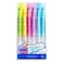 Writech Erasable Highlighters Assorted 6 PCS