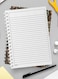 Lowha Spiral Notebook With 60 Sheets And Hard Paper Covers With Floral Gifts &amp; Key Planner Design, For Jotting Notes And Reminders, For Work, University, School