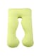 Generic - U-Shaped Standard Maternity Pillow Cotton Lime Green 80x120centimeter