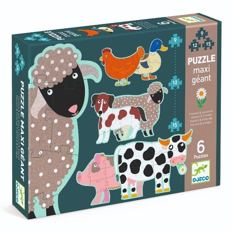 Djeco Honore &amp; Friends Giant Puzzle