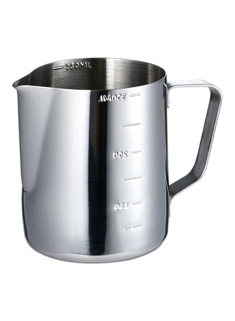 MissTiara Stainless Steel Milk Frother Jug Silver 350ml