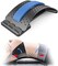 Generic Back Stretcher - 3 Heights Adjustable Back Stretcher For Pain Relief, Lower Back Stretcher With Massaging Points &amp; Cushion Foam, Spine Deck For Office Chair, Car, Travel(Blue)