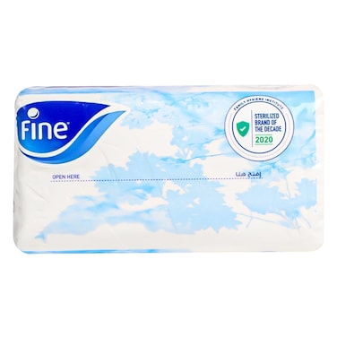 Fine Classic Facial Tissue 200 Pieces White