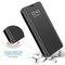 Mirror View Flip Protective Case Cover For Samsung A51 4G Black