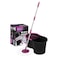 Parex  Black Spinning Mop 360 Degree - Black and Pink