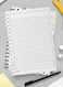 Lowha Spiral Notebook With 60 Sheets And Hard Paper Covers With Abstract Floral Design, For Jotting Notes And Reminders, For Work, University, School