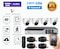 Tomvision - 4Channel AHD Camera KIT 2Megapixels/720P CCTV Security Recording System Kit 4Pcs Indoor Dome Camera and P2P Cloud Alarm System Home Security (4Channel(No HDD), 4Indoor)