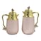 Home Maker Tea And Coffee Vacuum Flask QBC-Q374YZC95 Pink And Gold 700ml+1L 2 PCS