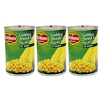 Buy Del Monte Golden Sweet Corn In Brine 410g Pack of 3 in UAE