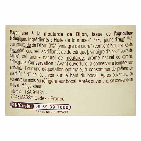 Carrefour Bio Mayonnaise 238GR