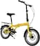 Vego Fold 16 Inch Single Speed Folding Bike, Yellow