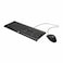 HP Wired Combo Keyboard with Mouse - Black - C2500-H3C53AA