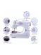 Generic 12 Stitches Multifunction Mini Sewing Machine 0010-54 White