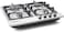 Nikai 4 Burner Gas Hob with Auto Ignition, Cast Iron Support, Full Safety Features, Straight Flame, Stainless Steel Body, Rapid Burner, Semi-Rapid Burner, Auxiliary Burner - NGH3005N