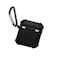 Generic Protective Silicone Airpods Case Casual With Carabiner, Black
