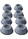 Sunshine 8-Piece Washing Machine Foot Pad Grey 4 X 5cm