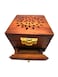 Wooden Classic  Design Style Burner, Dhoop Holder, With Base Square and top Cone Shap Doop Holder,Wooden Incense Burner Box