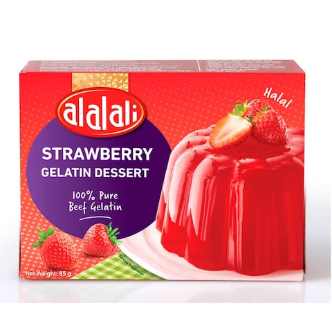 Al Alali Gelatin Strawberry Dessert 85g