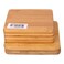 Wood Plate Coaster 6 Pieces