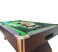 Simbashoppingmea - 8 FT Modern Billiard Table Green with Container Benches &ndash; Leonida