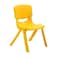 XIANGYU (28cm) yellow outdoor kids stackable plastic chair for kids