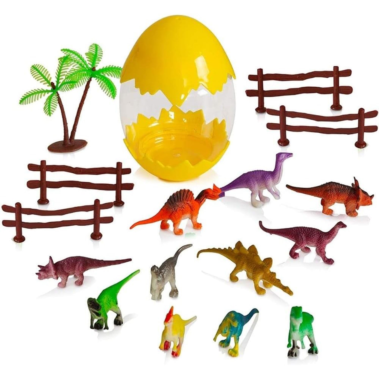 FITTO Realistic Animal Figures Toy Set - Vinyl Plastic Wild Animals for Imaginative Play and Education