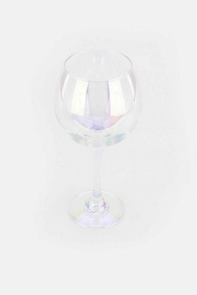 Dwell Studio Rainbow Wine Glass 18 Oz Clear