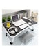 Generic Foldable Laptop Table With Cup Holder Black 60 X 41Cm