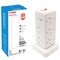 STARGOLD Multiple cord Extension Set Overload Protector Electric Charging Lead 10 Way Ac Output with 2 USB and 2 USB-C Port Anti-Fire 750⁰C, 13A 5M Long Power Cable Heavy Duty Charging Station- White