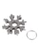 Generic 18-In-1 Stainless Steel Snowflake Hex Screw Wrench Set 6X6X6cm