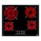 Teka 4-Zone Vitroceramic Hob TT 6420 6200W Black