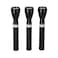 Krypton Rechargeable LED Flashlight, 3Pc - High Power Flashlight Super Bright Cree LED Torch Light - Built-In 1900mAh Battery - Powerful Torch For Camping Hiking Trekking