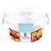 Double Lock DL1912 Tritan Round Food Container Clear/Blue 750ml