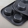 Non Stick Muffin Baking Tray 6 Cup Cake Ovenware Craft Pan Bun Tin Mould Metal