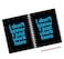 دفتر ملاحظات بغلاف مقوى آي دونت كنو عصري مع ورق أبيض لامع عالي الجودة مقاس A5