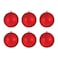 Christmas Tree Decorative Balls - 8 Cm - 6 Pieces