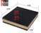 RACO Anti Vibration Pad-Rubber/Cork Vibration Isolation Pads 45CMx45CMx7/8