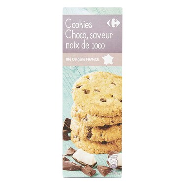 Carrefour Coconut Chocolate Chips Cookies 200GR