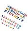 Magnetic Numbers and Letters Premium Magnetic Uppercase  Alphabet Fridge Set Soft Educational Toy