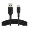 Belkin CAB002BT1MBK Boost Charge Braided USB-C to USB-A Cable - 1 M - Black