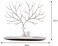 Creative Office Art Deer Jewelry Holder Necklace Earring Stand Tree Stand Organizer Holder Show Rack Living Room Cabinet Wine Decorations TV Stand Ornaments