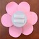 3D Foam Flower Wall D&eacute;cor Baby Pink Color 26x26cm