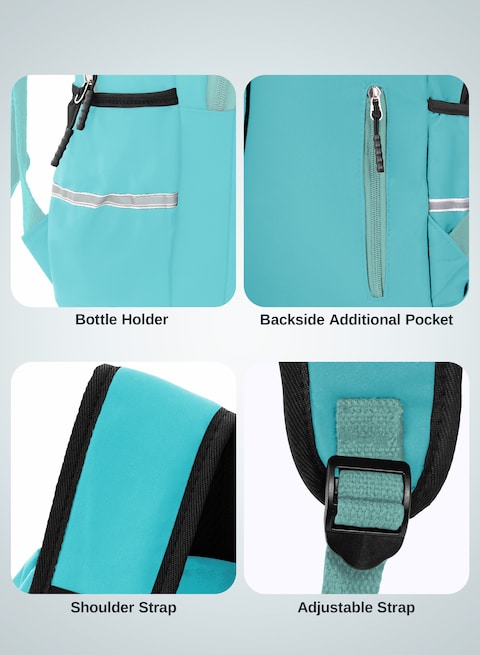 Bear Pattern Large Capacity Backpack, Nylon Durable Lightweight School Backpack, Fashion Travel Computer Bag