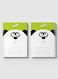 Lowha Spiral Notebook With 60 Sheets And Hard Paper Covers With Cartoon Panda &amp; Misquito Design, For Jotting Notes And Reminders, For Work, University, School